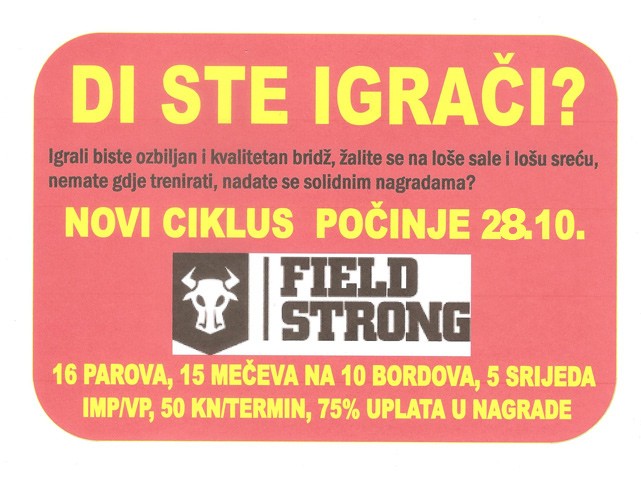 Strong field 28.10.2015.